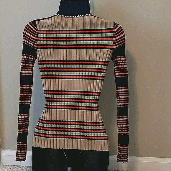 NEW Tory Burch Ribbed Merino Wool Turtleneck - Picture 8 of 12